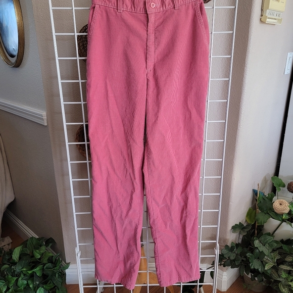 Vintage Pink High-waisted Corduroy Levi's sz 14 - Picture 1 of 6